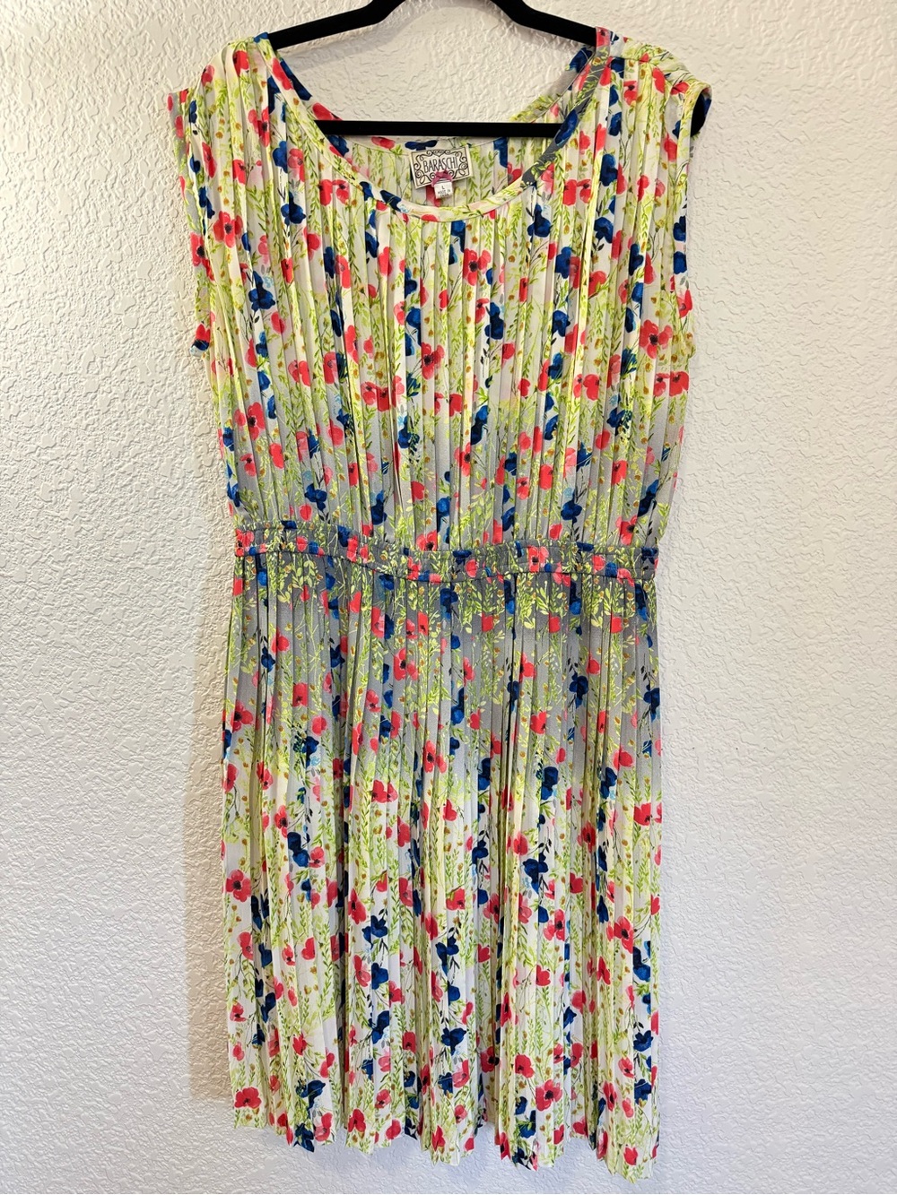 Yoana Baraschi for Anthropologie Meadowlight Floral Pleated Dress | Large - Picture 4 of 12